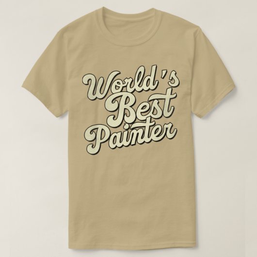 De beste schilder van werelden t-shirt (Design voorkant)