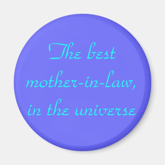 De beste schoonmoeder in het universum magneet (Voorkant)