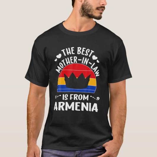 De beste schoonmoeder is Armeense Armeense moeders T-shirt (Voorkant)