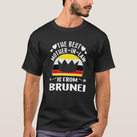 De beste schoonmoeder is Bruneian Brunei Moeders T-shirt (Voorkant)