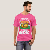De beste schoonmoeder komt uit India T-shirt (Voorkant volledig)