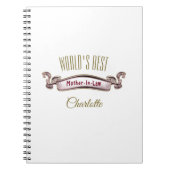 De beste schoonmoeder ter wereld notitieboek (Voorkant)