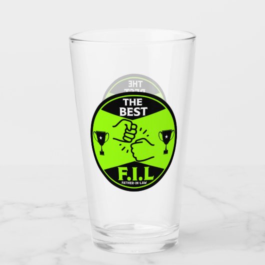 De beste schoonvader glas (Voorkant)