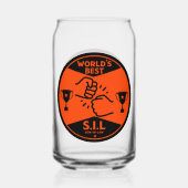 De beste schoonzoon ter wereld blikvorm glas (Achterkant)