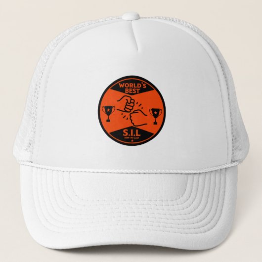 De beste schoonzoon ter wereld trucker pet (Voorkant)
