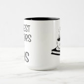 De beste schrijvers zijn Moms Coffee Mok (Midden)