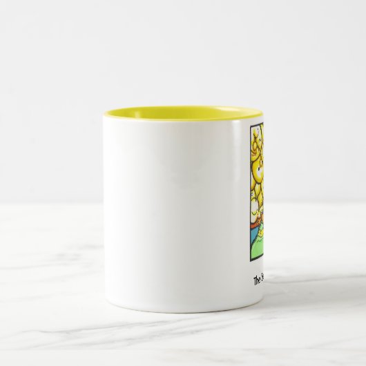 De beste secretaris tweekleurige koffiemok (Center)