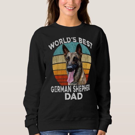 De beste Shepherd World in de vaderdag Trui (Voorkant)