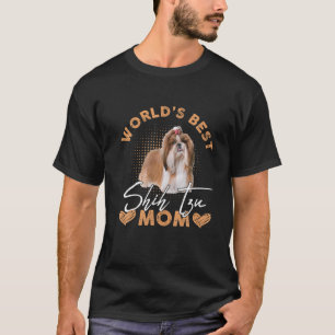 De beste sjiitische Tzu mam Dog grappige vrouwen t T-shirt