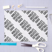 De beste softbalcoach ter wereld tissuepapier (Craft)