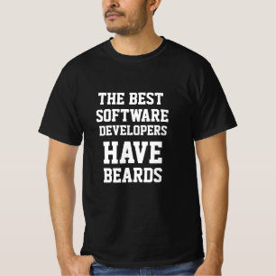 De Beste Softwareontwikkelaars Hebben Baarden  T-S T-shirt