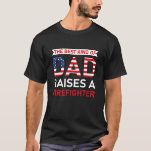 De beste soort vader voedt een brandweerman op t-shirt