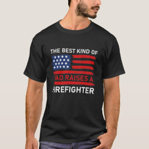 De beste soort vader voedt een brandweerman op t-shirt