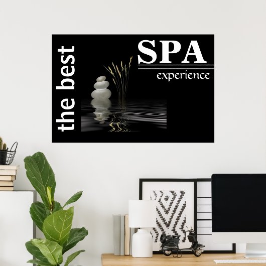 De beste spa-ervaring poster (Thuiskantoor)