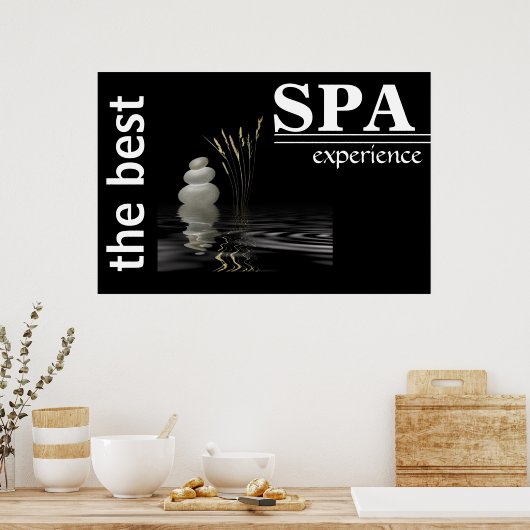 De beste spa-ervaring poster (Keuken)