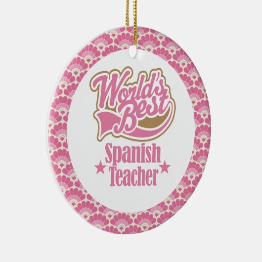 De beste Spaanse schoolbegeleidenversiering ter we Keramisch Ornament (Rechts)
