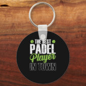De beste speler in de Town Tennis Sport Sleutelhanger (Voorkant)