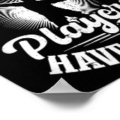 De beste spelers hebben Bards Design Badminton Pla Poster (Hoek)