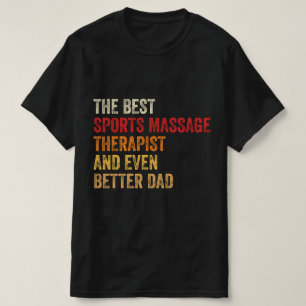 De beste sport massage therapeut en nog beter t-shirt