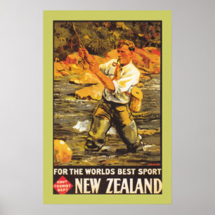 "De beste sport ter wereld" - Nieuw-Zeeland Poster