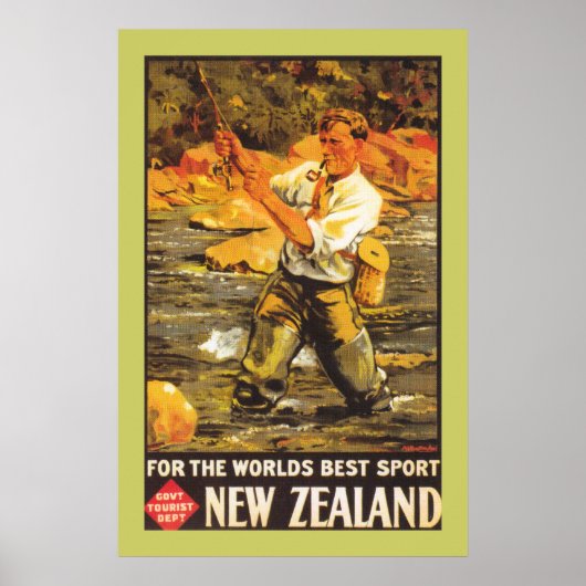 "De beste sport ter wereld" - Nieuw-Zeeland Poster (Voorkant)