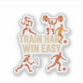 DE BESTE Sportieve Laptop Sticker (Voorkant)