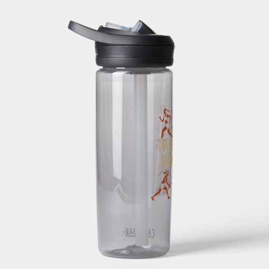 De beste sportieve waterfles - Train hard, win (Rechts)