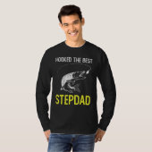 De beste Stepdad Vist vaderdag T-shirt (Voorkant volledig)