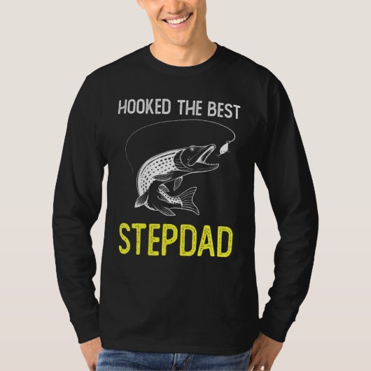 De beste Stepdad Vist vaderdag T-shirt (Voorkant)