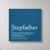 De beste stepfather ter wereld, Stepdad Definition Canvas Afdruk (Voorkant)