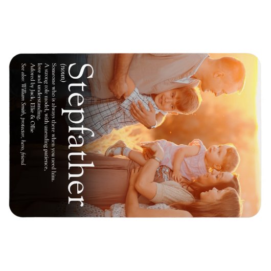 De beste stepfather ter wereld, Stepdad Definition Magneet (Horizontaal)