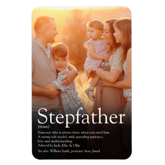 De beste stepfather ter wereld, Stepdad Definition Magneet (Verticaal)
