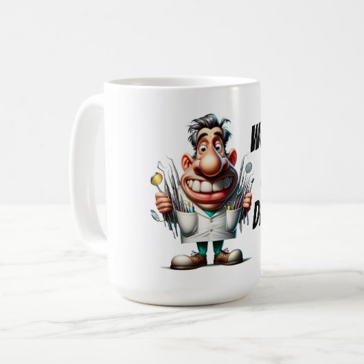 De beste sterkste ter wereld koffiemok (Voorkant links)