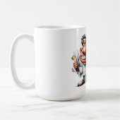 De beste sterkste ter wereld koffiemok (Links)