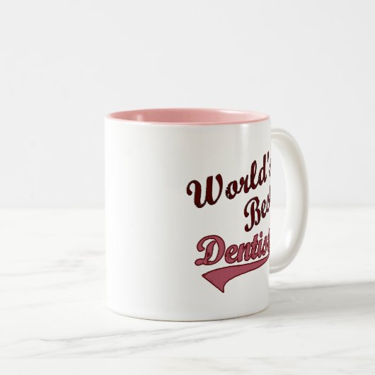 De beste sterkste ter wereld tweekleurige koffiemok (Voorkant rechts)