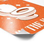 De beste stoel in het huis - Grappige badkamermuur Foto Afdruk (Hoek)