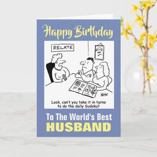 De beste Sudoku-speler ter wereld Kaart (Gele Bloem)