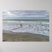 De beste surfer daar poster (Voorkant)