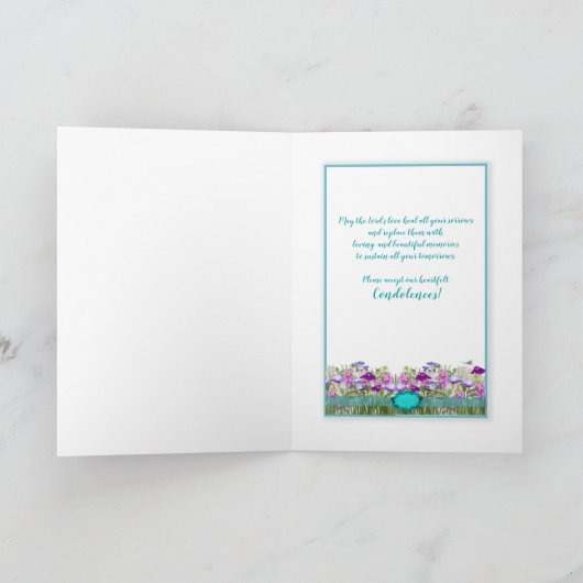 De beste sympathie voor mooie bloemen uit de tuine kaart (Binnen)