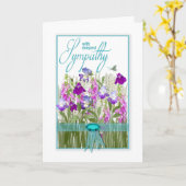 De beste sympathie voor mooie bloemen uit de tuine kaart (Gele Bloem)