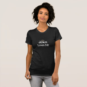 De beste T-Shirt-Jesus van vrouwen houdt van me T-shirt