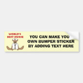 De beste T-shirts en cadeautjes ter wereld van de  Bumpersticker (Voorkant)