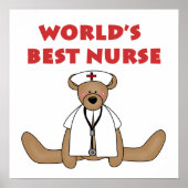 De beste T-shirts en cadeautjes ter wereld van de Poster (Voorkant)