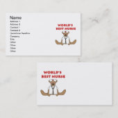 De beste T-shirts en cadeautjes ter wereld van de  Visitekaartje (Voorkant / Achterkant)