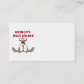 De beste T-shirts en cadeautjes ter wereld van de  Visitekaartje (Achterkant)