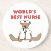 De beste T-shirts en cadeautjes ter wereld van de  Zandsteen Onderzetter (Voorkant)