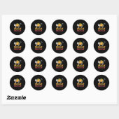 De beste Taco Cat Spelling Backted is Taco Cat Ronde Sticker (Vel)