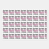 De Beste Tandarts in het Molar Systeem Cadeau Inpakpapier Vel (Voorkant)