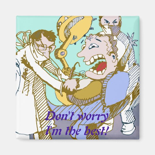 De beste tandarts Magnet (Voorkant)