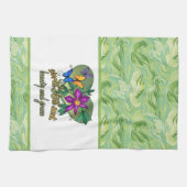 De beste tante Beauty en Grace ter wereld Theedoek (Horizontaal)